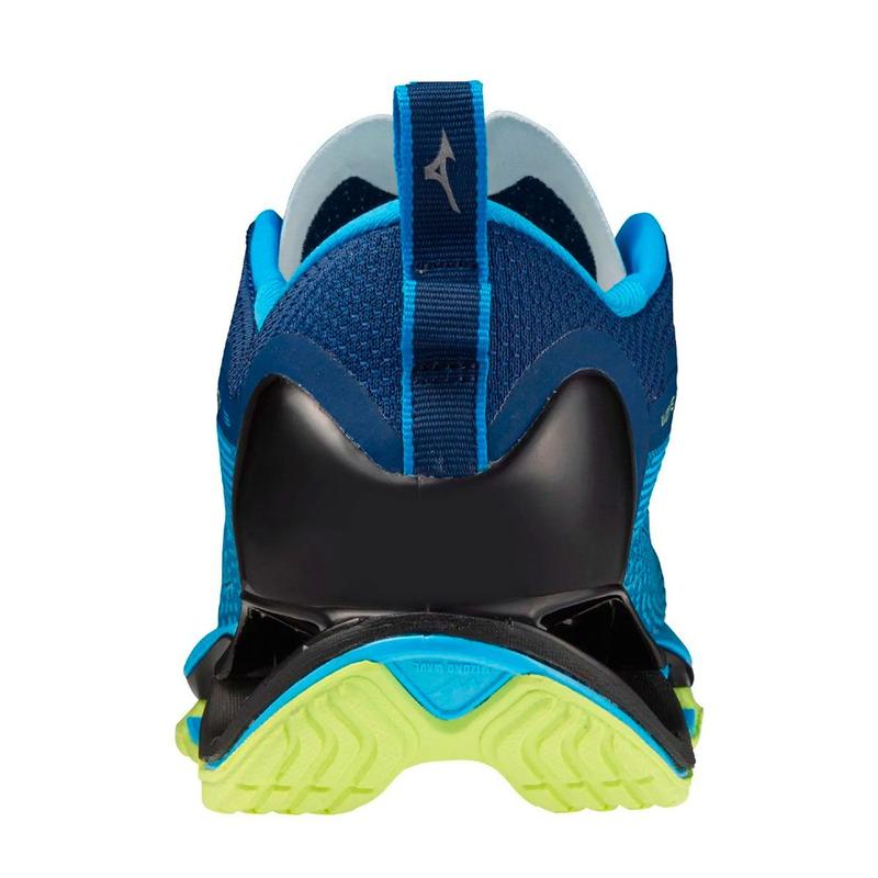 blue sky　プルソワン3点 Tênis Mizuno Wave Prophecy 13 - Masculino - Azul-Verde - Tênis de